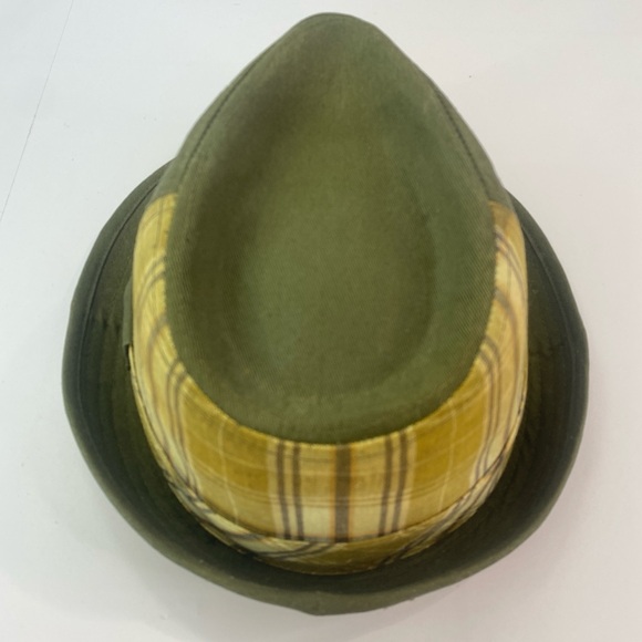 Guinness Beer Green Gold Plaid Logo Fedora Hat Trilby Walking 100% Cotton - Picture 8 of 17